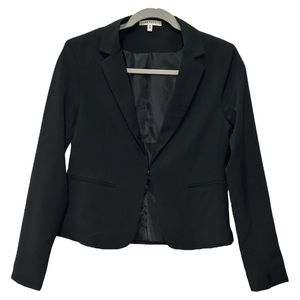 Papaya Women’s Black‎ Classic Minimalist Blazer      Sz M